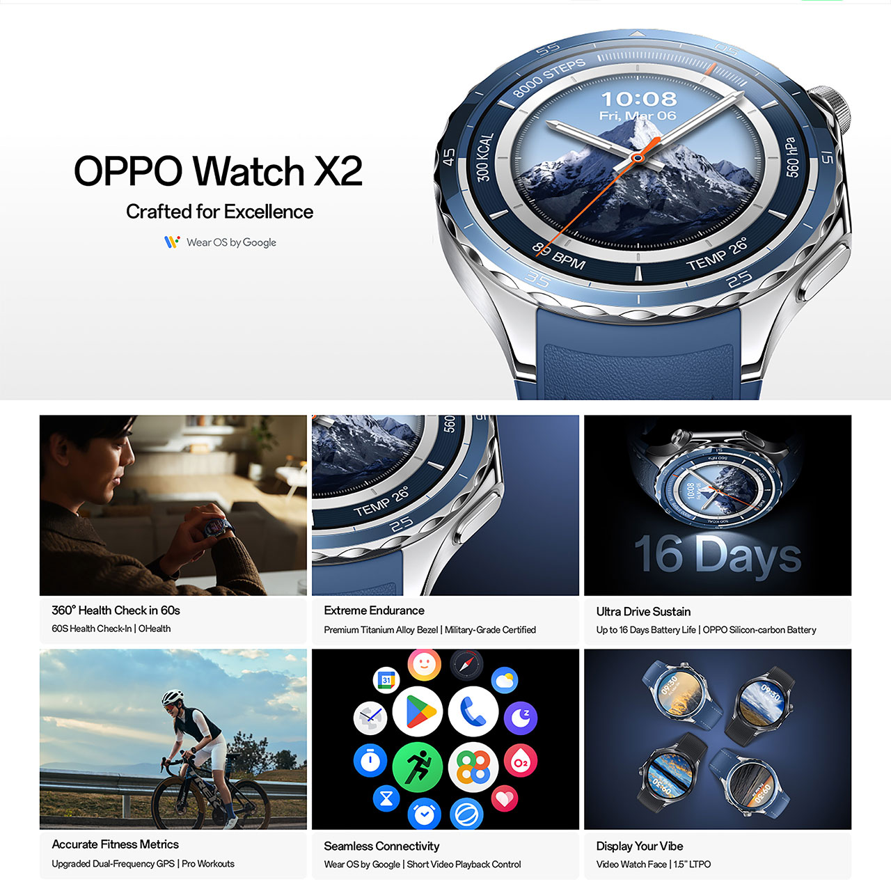 Oppo Smartwatch X2 - 1.5 Oppo Smartwatch X2 - 1.5